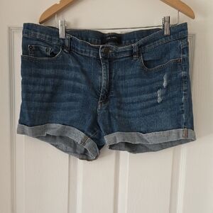 Joe Fresh Blue Jean Shorts Classic Cuffed Design